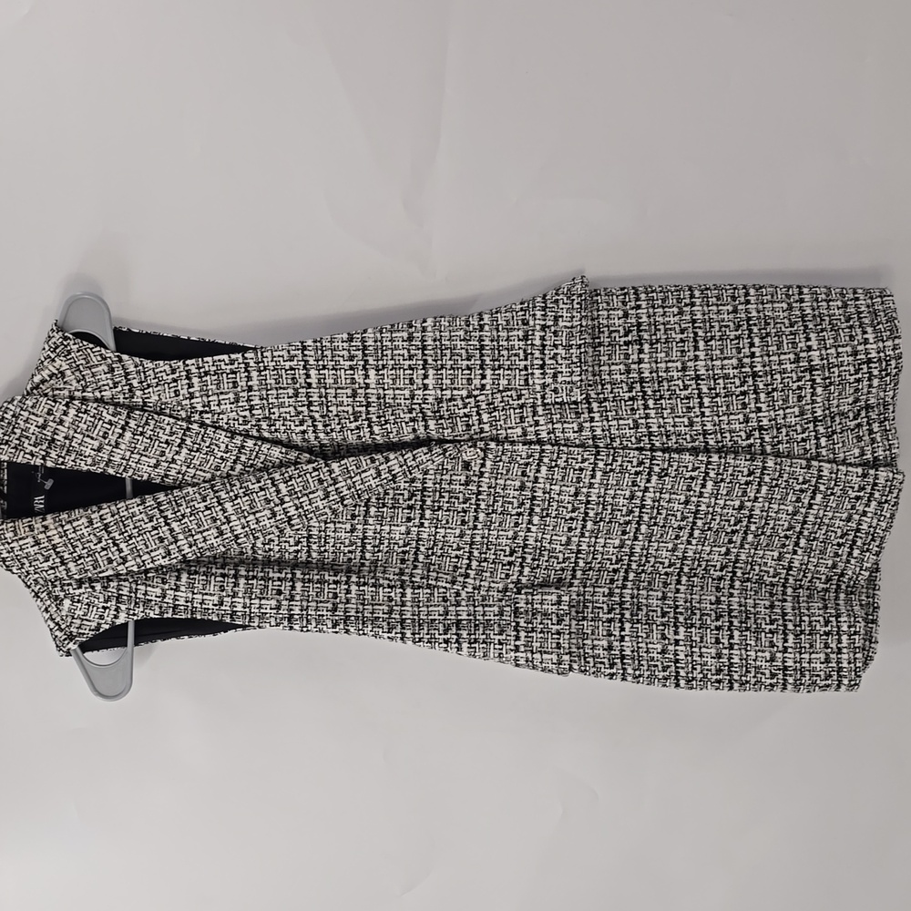Zara Black and White Tweed Romper - Picture 5 of 8